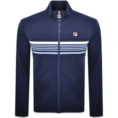Fila Vintage Vasco Full Zip Track Top Navy In Blue