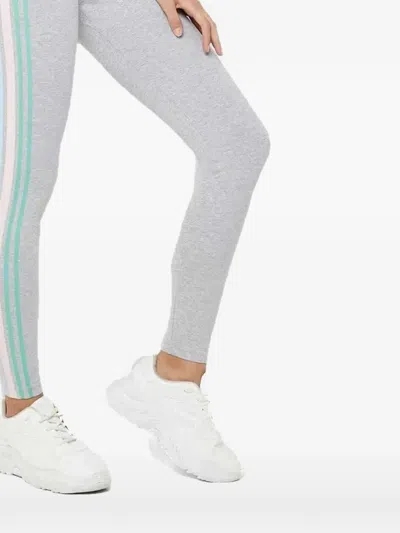 Fila Virginia Side-stripe Leggings In Gray