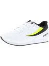 FILA VOLARI WOMENS FAUX LEATHER FITNESS CASUAL SNEAKERS