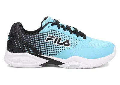 Pre-owned Fila Volley Zone (women's) Sneakers In Bluefish/black