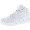 Fila Vulc 13 Big Hearts Womens Faux Leather High Top Fashion Sneakers In Blue