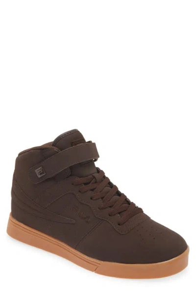 Fila Vulc 13 Gum High Top Sneaker In Brown