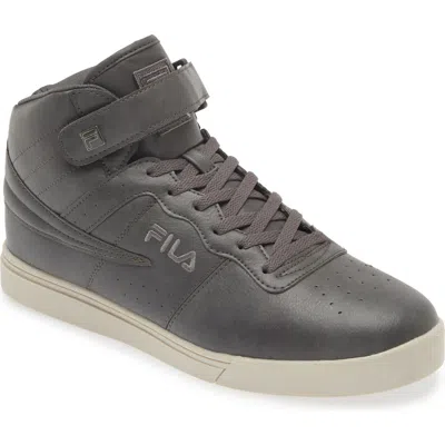 Fila Vulc 13 High Top Sneaker In Coarse Rock/soft Birch