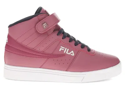 Pre-owned Fila Vulc 13 (women's) Sneakers In Heather Rose/malaga/navy Blue