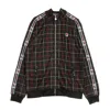 Fila Waite Aop Tj Black Check Allover Men's Track Jacket In Black