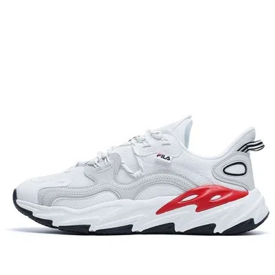 Fila Wave Low-top Shoes 'white Red Grey'