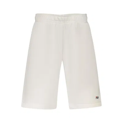 Fila White Cotton Men's Sweatpant