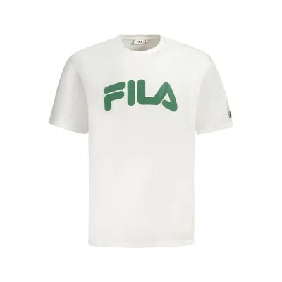 Fila Lasson Logo-print T-shirt In White