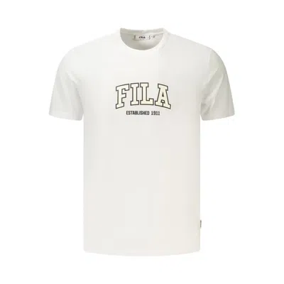 Fila White Cotton Men's T-shirt
