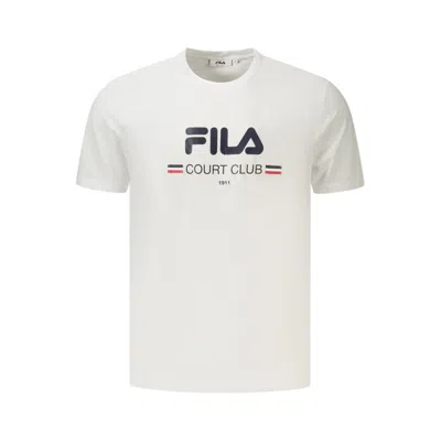 Fila White Cotton Mens T-shirt