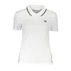 Fila Chic White Polo With Contrasting Accents In White