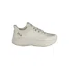 Fila White Polyester Athletic Sneakers In White