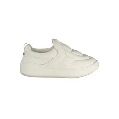Fila White Polyester Athletic Sneakers