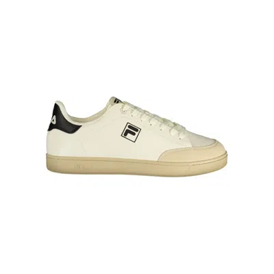 Fila White Polyester Low Top Sneakers In Neutral