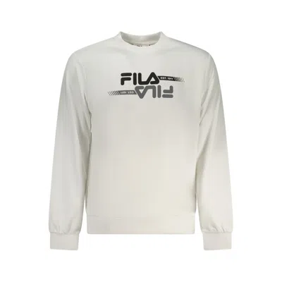 Fila White Polyester Men's Sweatshirt