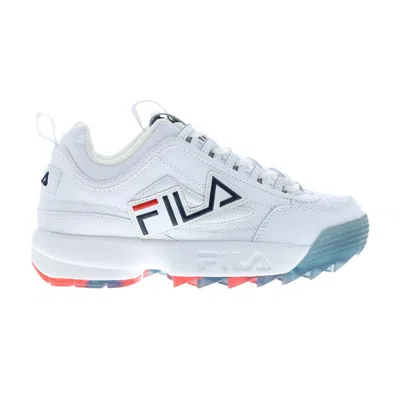 Pre-owned Fila Wmns Disruptor 2 'graphic - White Navy Red' | Women's Size 10