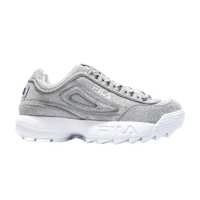 Pre-owned Fila Wmns Disruptor 2 Made In Italy 'silver Glitter' | Women's Size 6