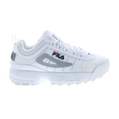 Pre-owned Fila Wmns Disruptor 2 'monomesh - White Navy Red' | Women's Size 7