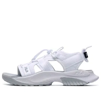 Fila (wmns)  Athletics Velcro Outdoor Open Toe Flat Heel Fashion Sports  White Sandals