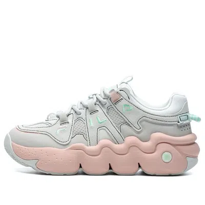 Fila (wmns)  Barricade Low Sneakers 'grey Pink White' In Blue