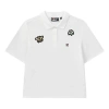 Fila (wmns)  Bee Flower Embroidered Short Sleeve Polo Shirt White