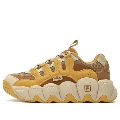 Fila (wmns)  Croissant Chunky Sneakers 'yellow Brown' In Multi