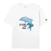 Fila (wmns)  Dolphin Printing Casual Sports Short Sleeve White