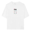 Fila (wmns)  Embroidered Logo Round Neck Sports Short Sleeve White