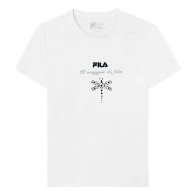 Fila (wmns)  Embroidery Logo Round-neck White