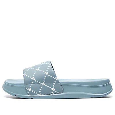 Fila (wmns)  Fusion Como Sliders 'teal Whire' In Blue
