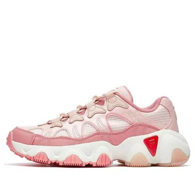 Fila (wmns)  Jagger Vntg Running Shoes Gs Pink/white/red In Multi