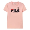 Fila (wmns)  Logo Alphabet Sports Skin Friendly Short Sleeve Pink