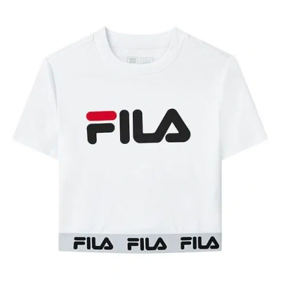 Fila (wmns)  Logo Print Short Sports Short Sleeve White
