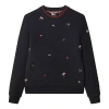 Fila (wmns)  Printing Small Pattern Sports Pullover Hoodie Blue