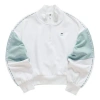 Fila (wmns)  Sports Contrasting Colors Stand Collar Pullover Half Zipper Hoodie White