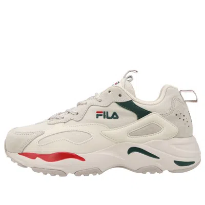 Fila (wmns)  Tracer Series Retro Shoe Gray Green Red Version In Multi