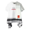 Fila (wmns)  X Mihara Yasuhiro Ss21 Round-neck Printing Gray Ss21 Tee In Multi