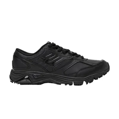 Pre-owned Fila Wmns Memory Flux Slip Resistant 'black' | Women's Size 11