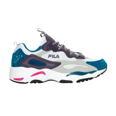 Pre-owned Fila Wmns Ray Tracer 'white Ink Blue Purple' | Women's Size 6