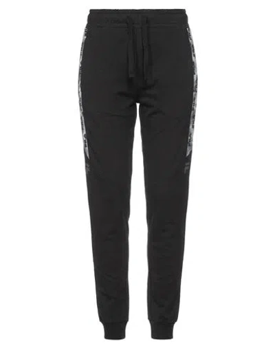 Fila Woman Pants Black Size Xs Cotton, Polyester