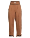 Fila Woman Pants Camel Size M Viscose, Polyamide, Elastane In Brown