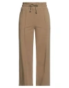 Fila Woman Pants Khaki Size Xs Cotton, Elastane In Brown