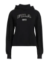Fila Woman Sweatshirt Black Size Xs Cotton, Polyester