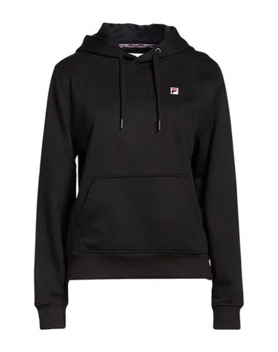 Fila Woman Sweatshirt Black Size Xs Cotton