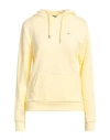 Fila Woman Sweatshirt Pastel Yellow Size M Cotton, Polyester