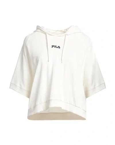Fila Woman Sweatshirt White Size Xl Cotton