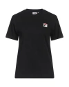 Fila Woman T-shirt Black Size L Cotton