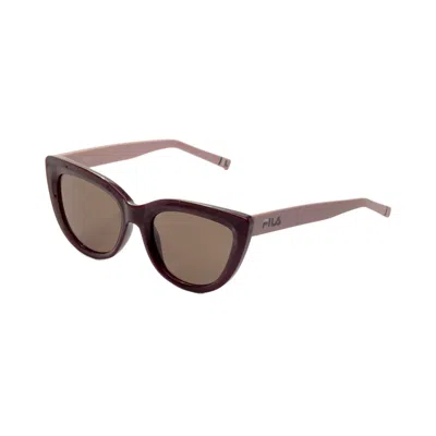 Fila Women's 55 Mm Burgundy Sunglasses