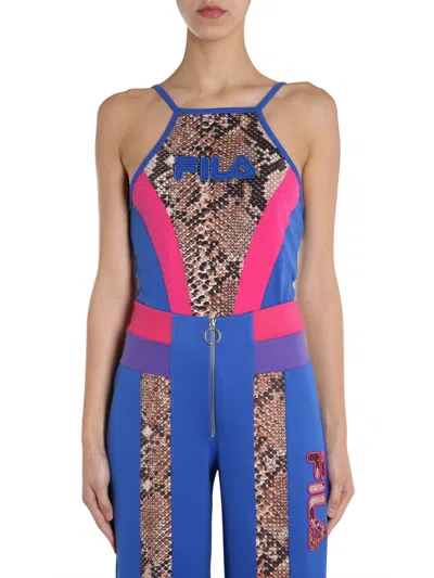 Fila Women's Adjustable Neckline Top In Blue