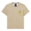 Fila X 3.1 Phillip Lim Logo Print Pocket Crewneck Sport Breathable Short Sleeve For Men Brown In Neutral